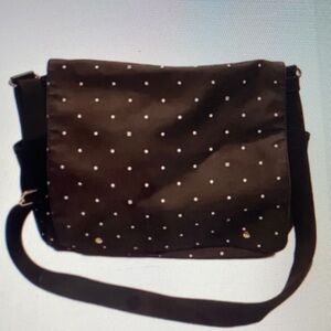 Kate Spade Black and White Polka Dot Travel Bag